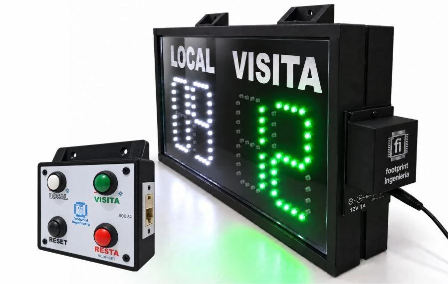 Tablero para deportes chico con su comando